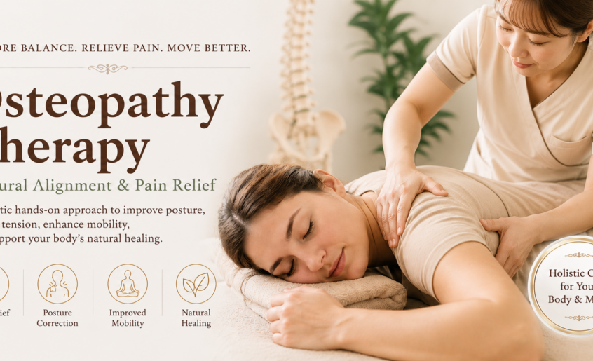 Professional osteopathy therapy for posture correction, pain relief, and improved mobility at RENE Spa Bangkok